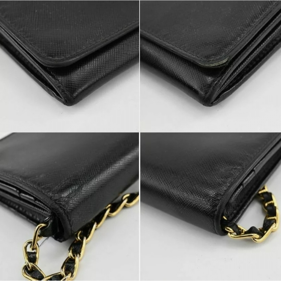 Prada Saffiano Wallet on a Chain - Picture 6 of 8